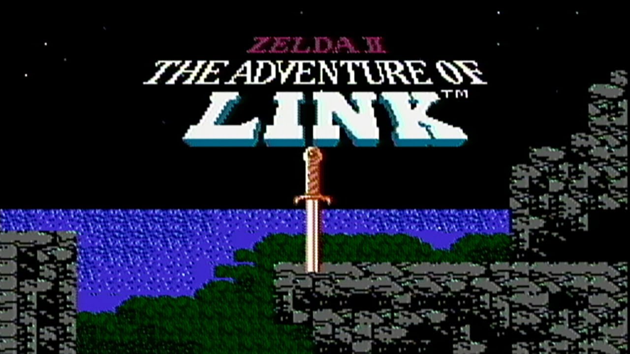 adventure of link title screen