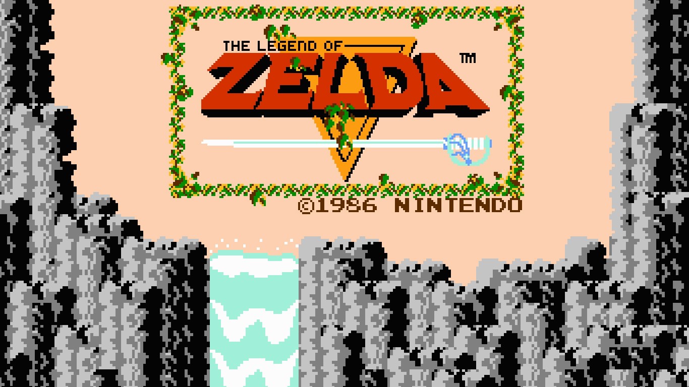 OG Legend of Zelda Title Screen