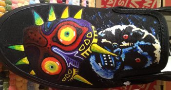 Custom Majora's Mask Shoes by Custom Plain Jane